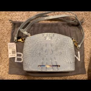 Brahmin Mini Duxbury French Blue Melbourne leather